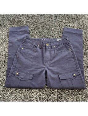 Sean John Mercer Slim Straight Blue Cotton Cargo Pants Jeans Men's Size 32